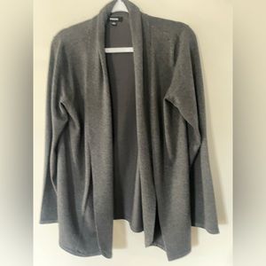 Premise open front sweater. Black size large.